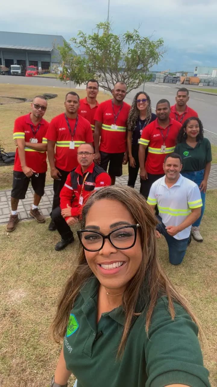 Ana Reis com a equipe da Proteger + Mais