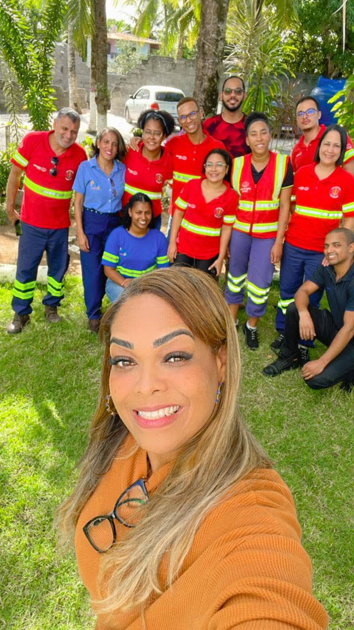 Ana Reis com a equipe da Proteger + Mais